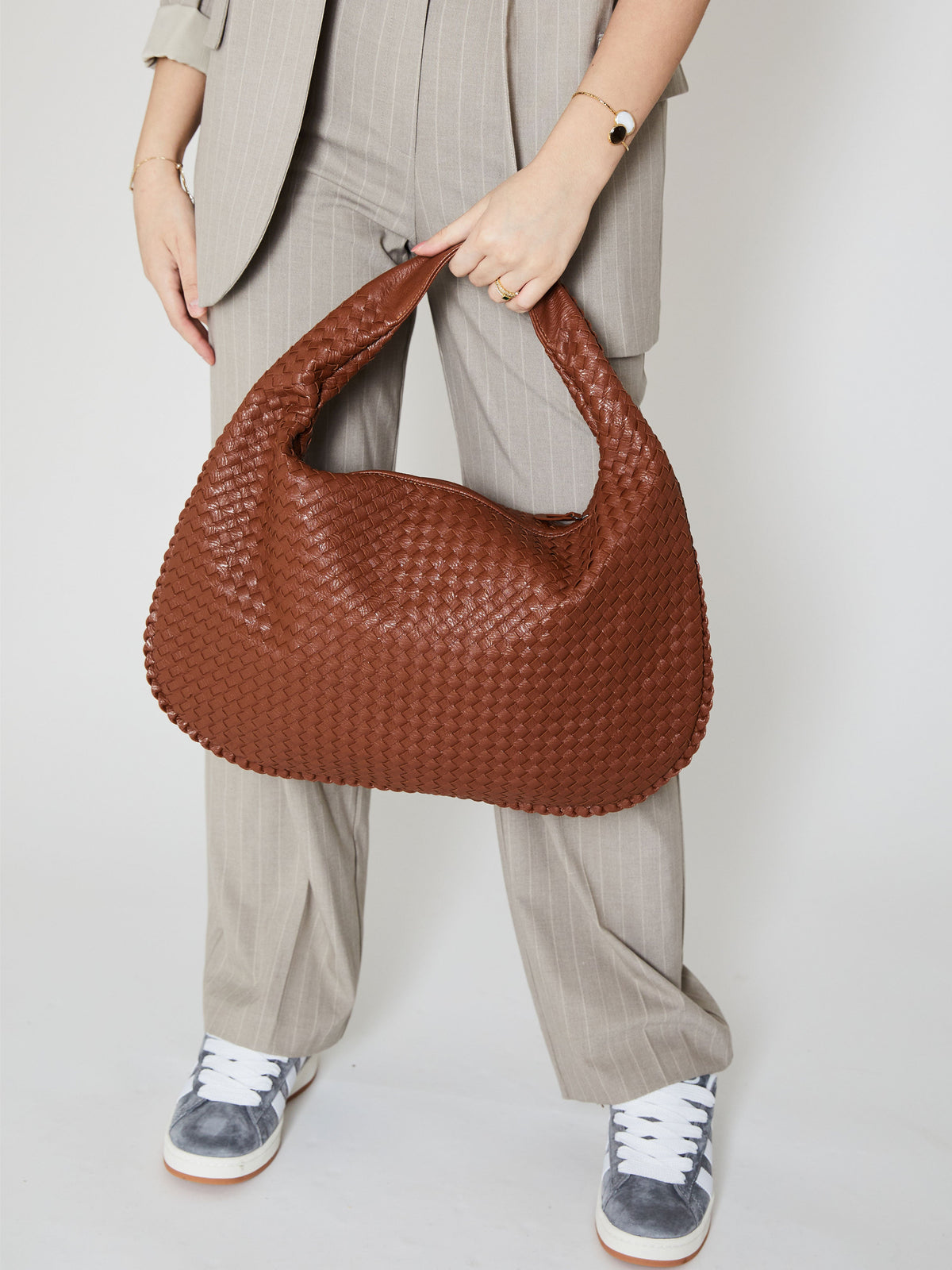 MILA | SAC TRESSÉ EN CUIR VÉGÉTALIEN