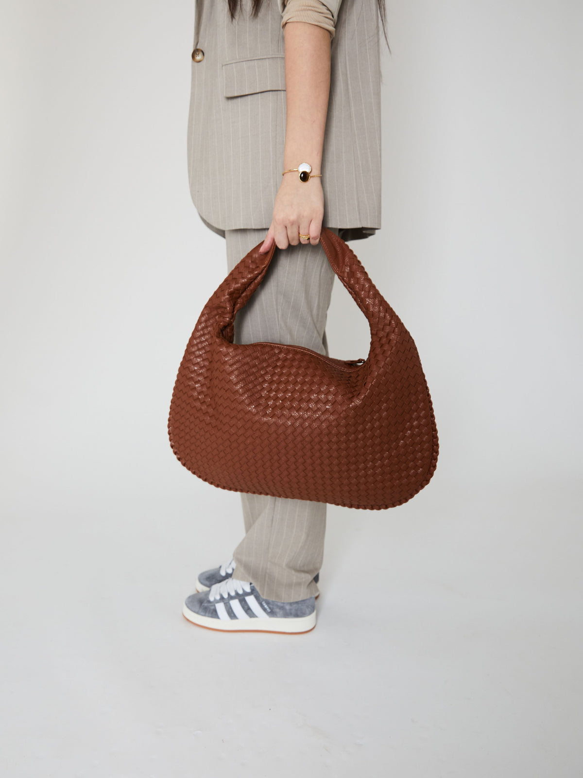 MILA | SAC TRESSÉ EN CUIR VÉGÉTALIEN