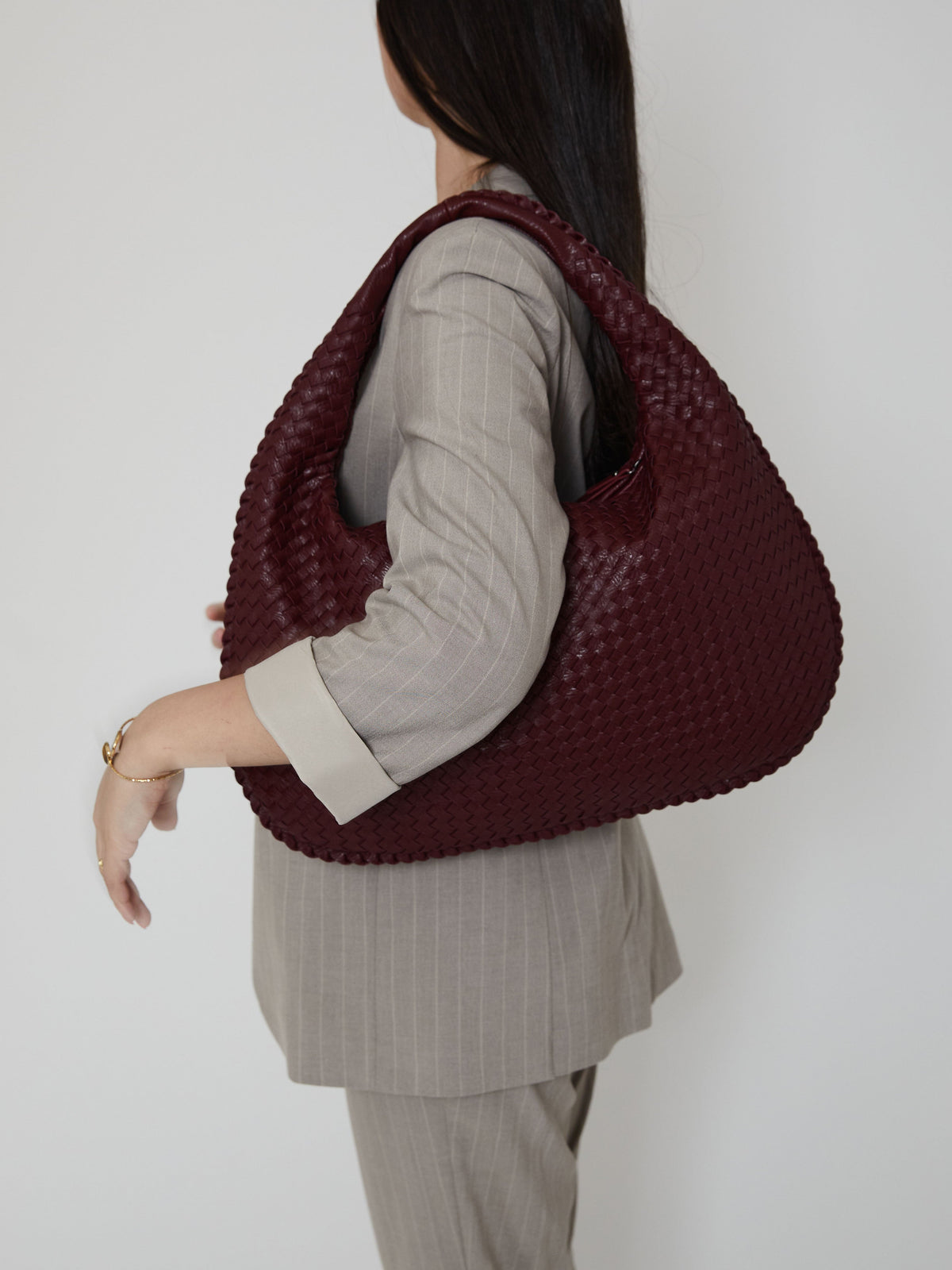 MILA | SAC TRESSÉ EN CUIR VÉGÉTALIEN