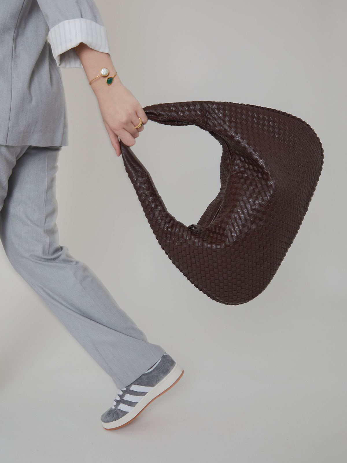 MILA | SAC TRESSÉ EN CUIR VÉGÉTALIEN