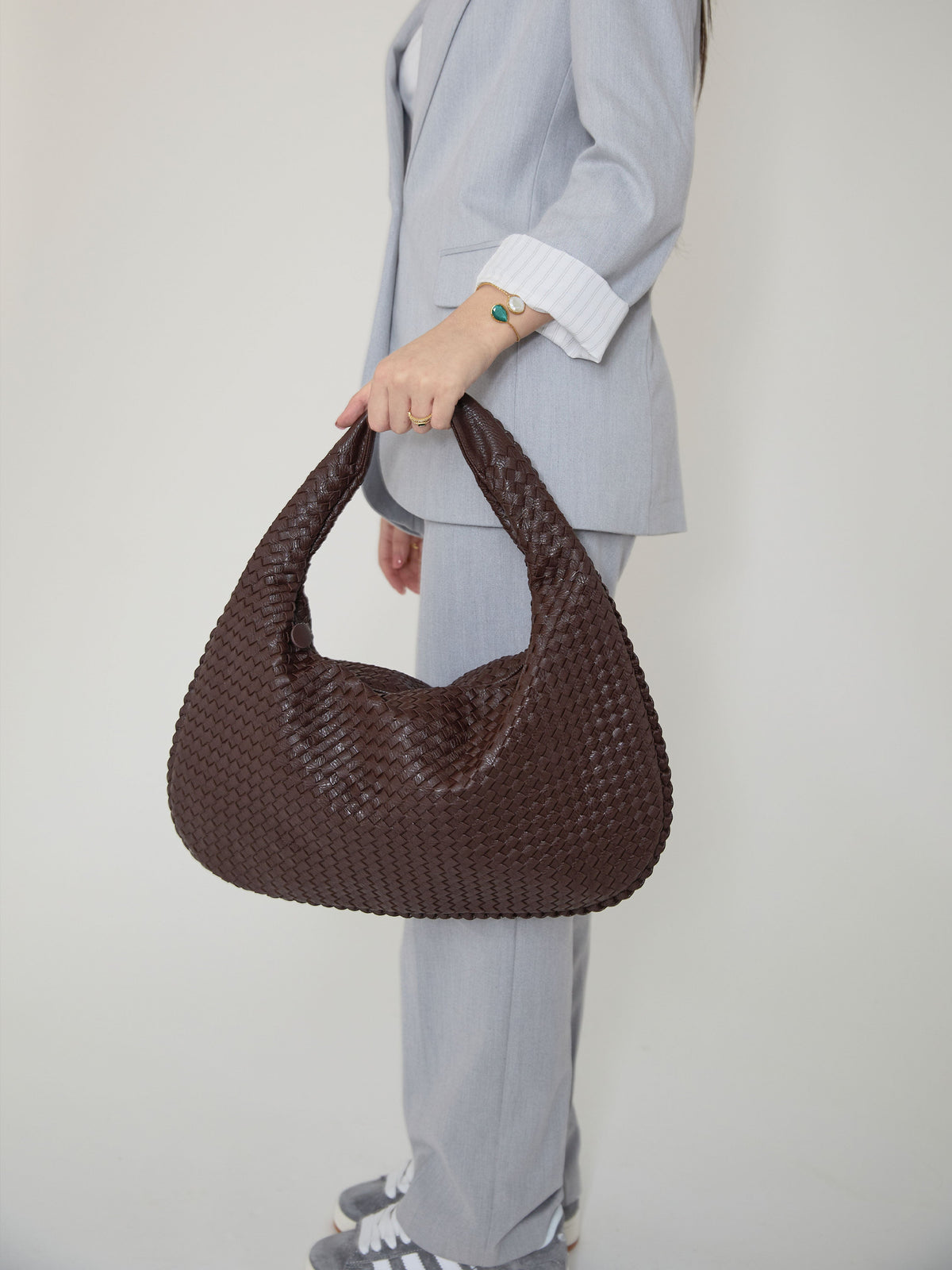 MILA | SAC TRESSÉ EN CUIR VÉGÉTALIEN