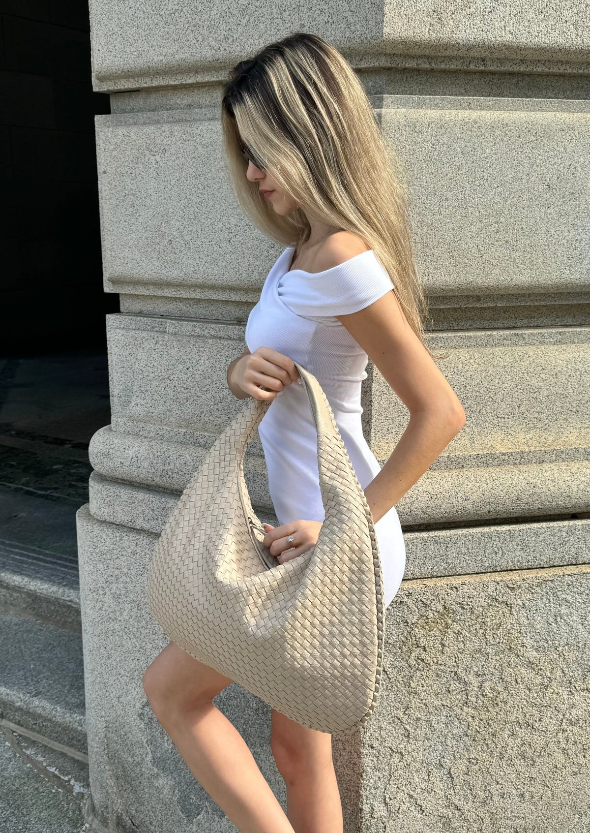 MILA | SAC TRESSÉ EN CUIR VÉGÉTALIEN