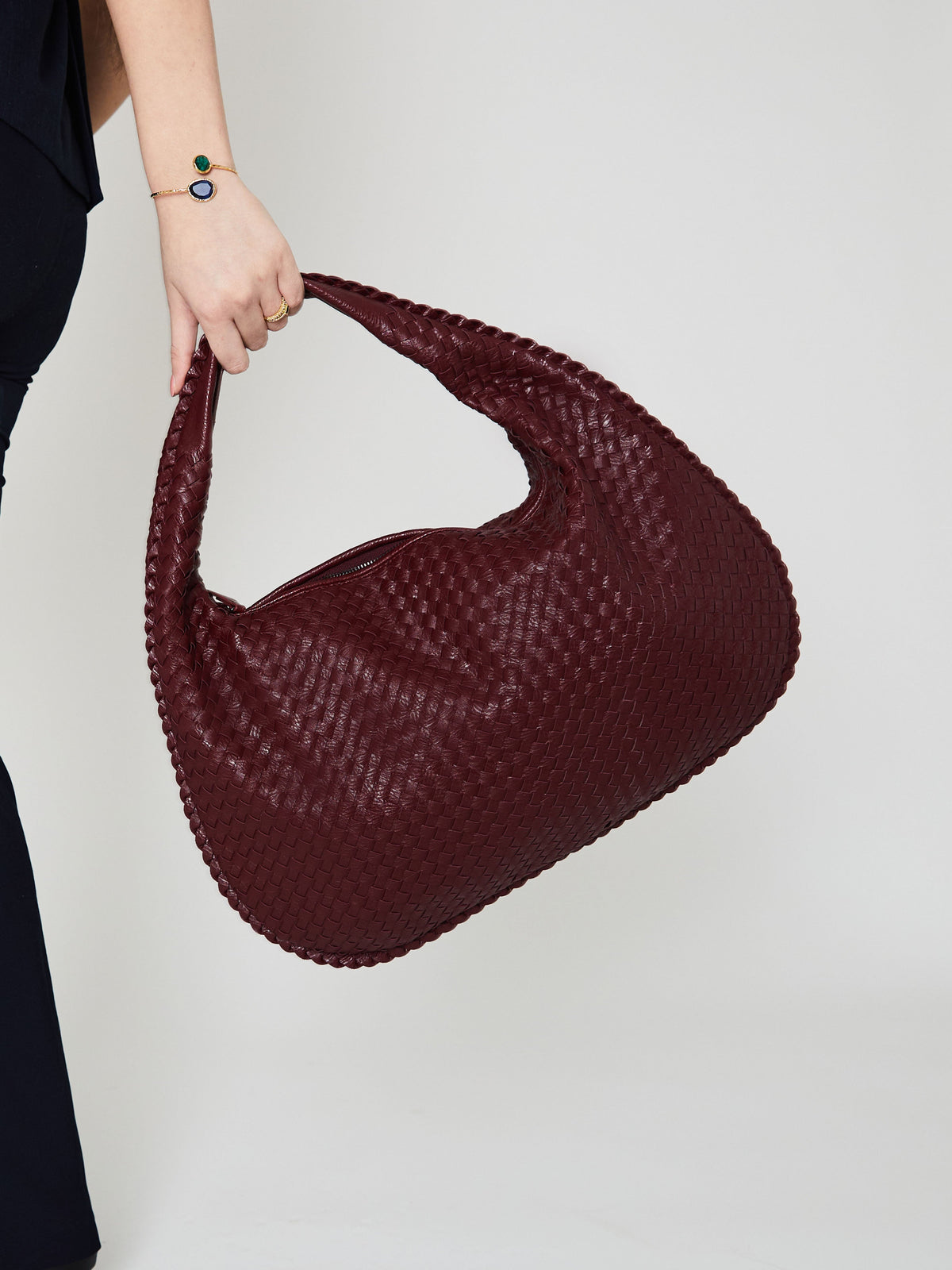 MILA | SAC TRESSÉ EN CUIR VÉGÉTALIEN