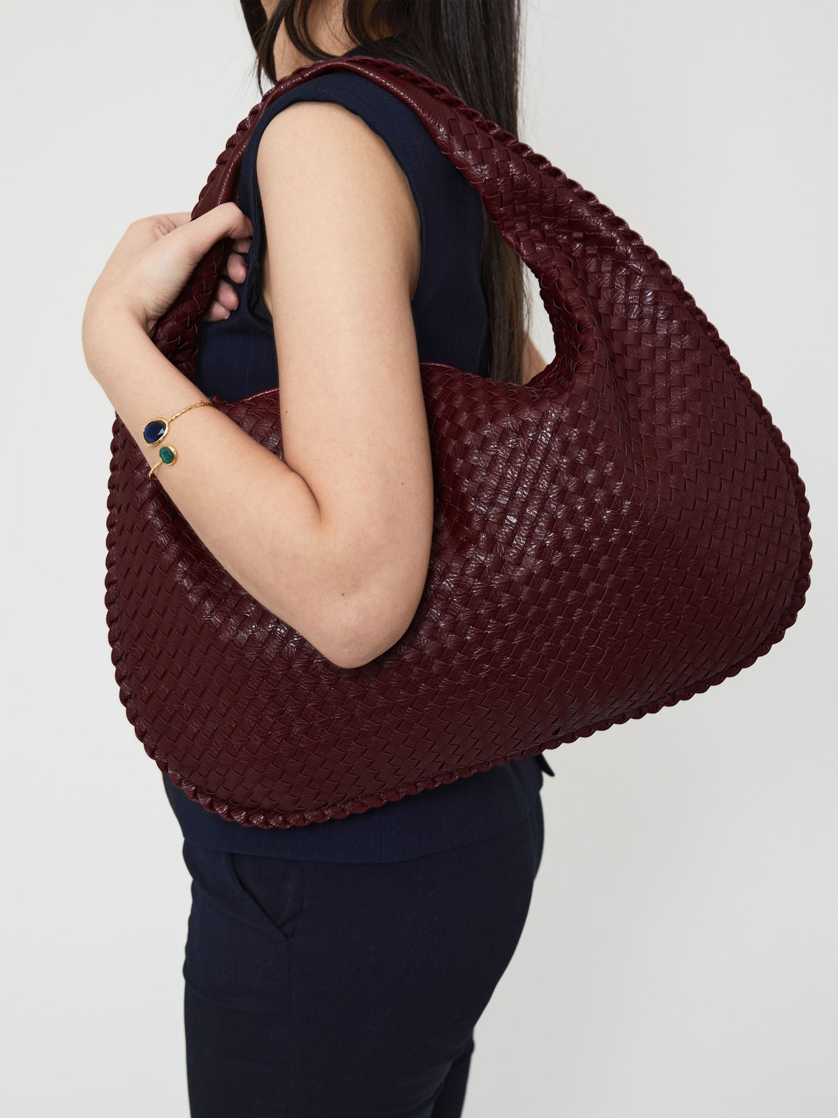 MILA | SAC TRESSÉ EN CUIR VÉGÉTALIEN