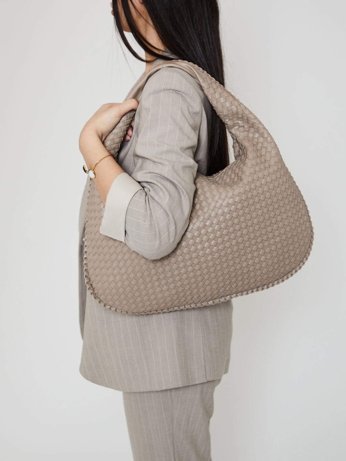 MILA | SAC TRESSÉ EN CUIR VÉGÉTALIEN