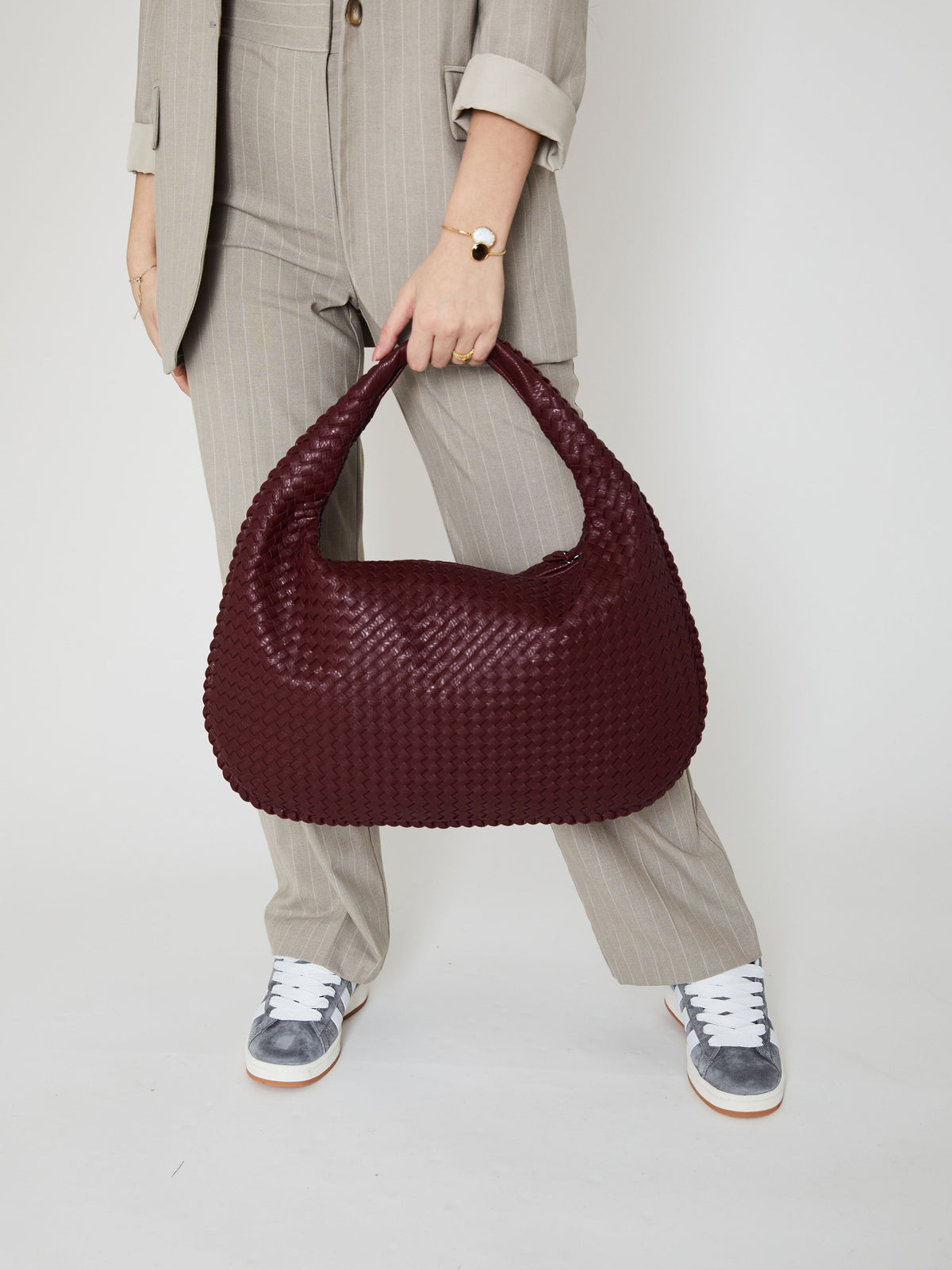 MILA | SAC TRESSÉ EN CUIR VÉGÉTALIEN