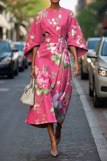 CELESTE - ELEGANTES BLUMENKLEID